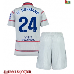 Atletico Madrid Robin Le Normand #24 Tredje Kläder Barn 2026-27 Kortärmad (+ Korta byxor)